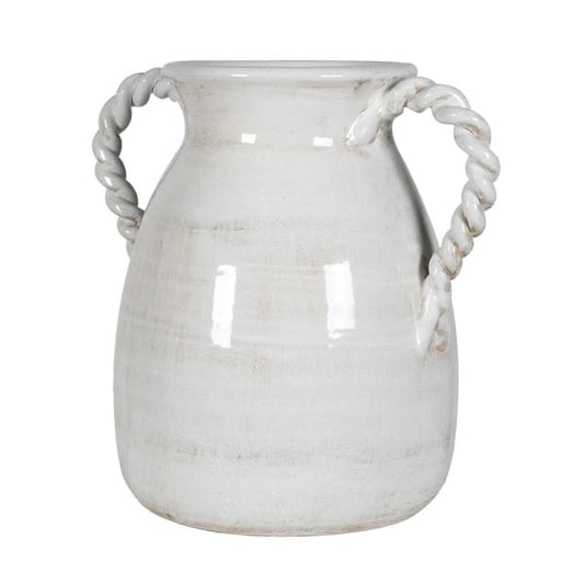 Roman Ceramic Twisted Handle Jug