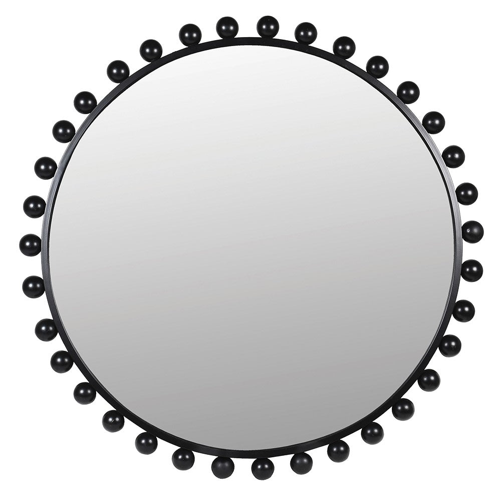 Black Round Ball Mirror