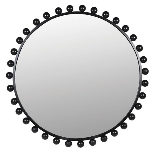 Black Round Ball Mirror