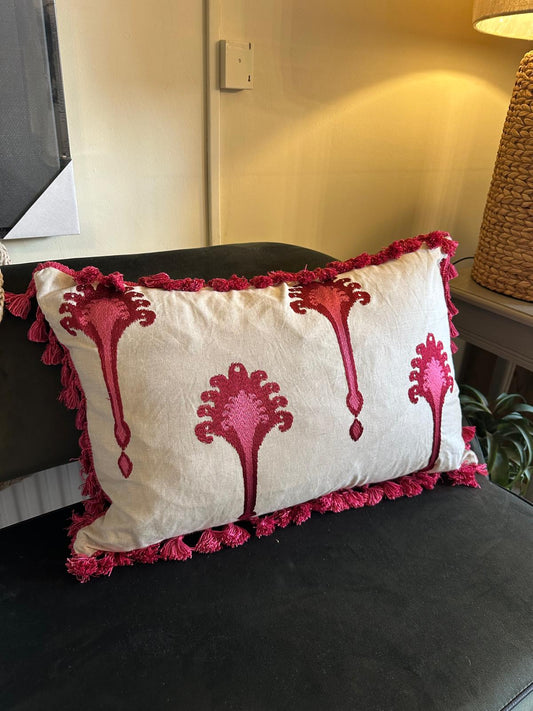 Kasbah Double Sided Cushion - Fuchsia