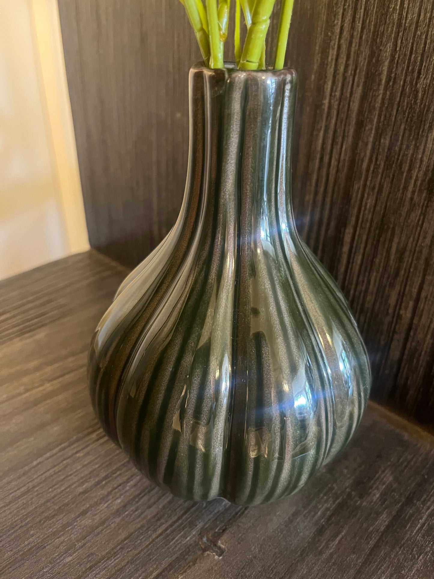Green Bud Vase