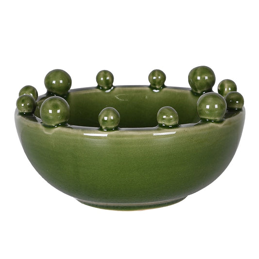 Green Trinket Bobble Bowl