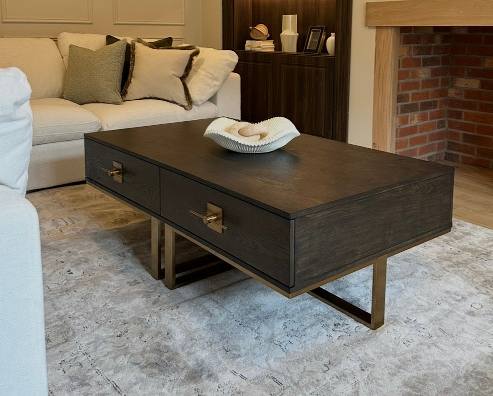 Vesper 2 Drawer Coffee Table