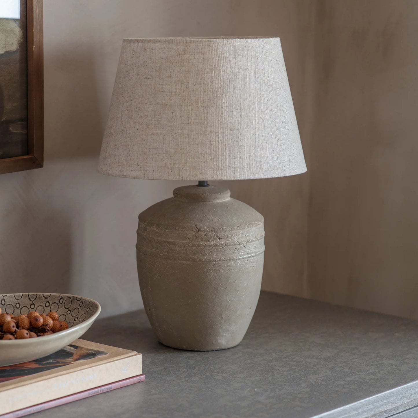 Ridged table lamp