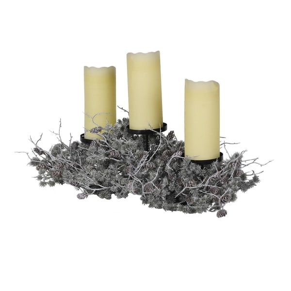 Needle Pinecone Candle Holder