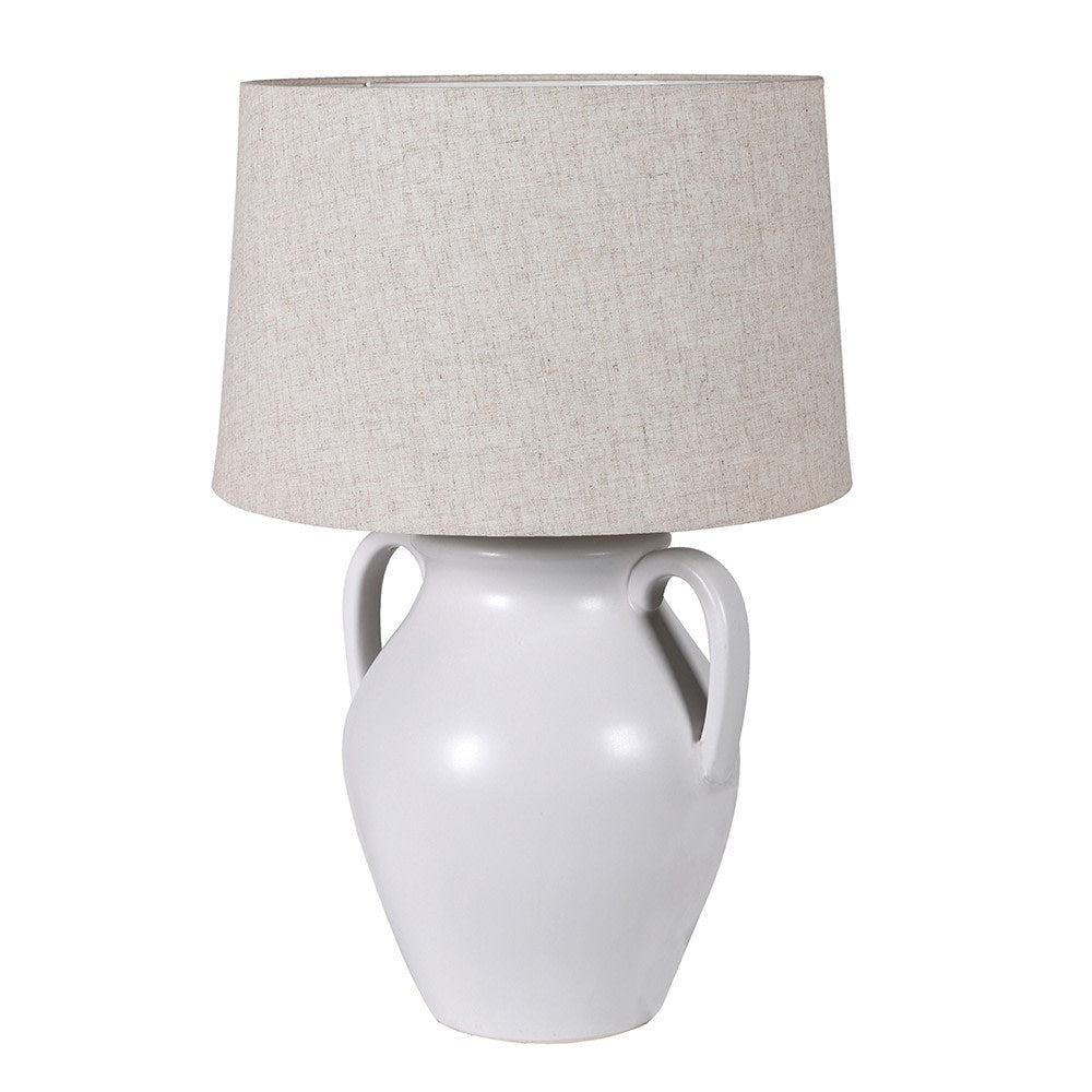 Junia Handled Table Lamp with Linen Shade