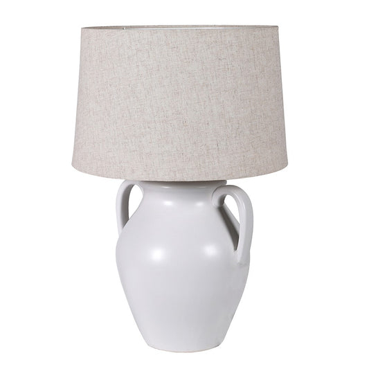 Junia Handled Table Lamp with Linen Shade