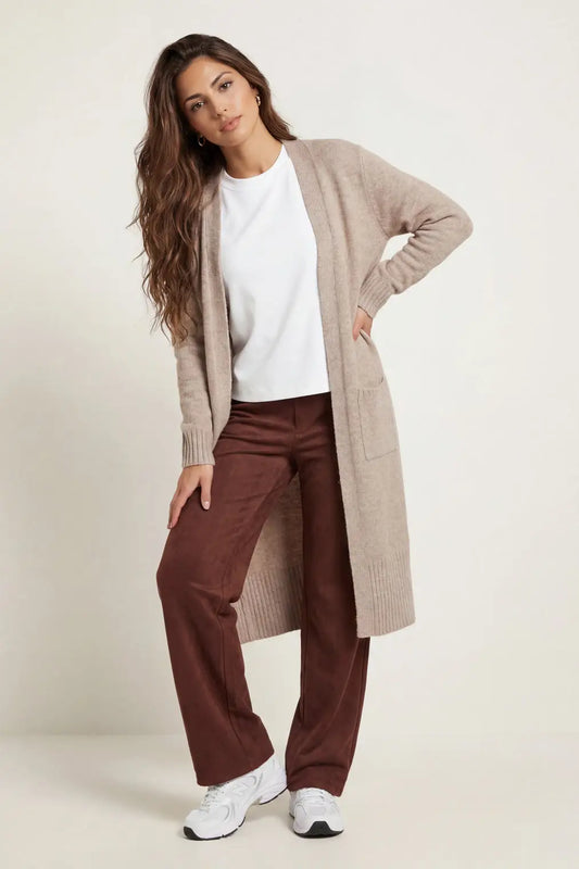Urban Bliss Wool Blend Longline Cardigan