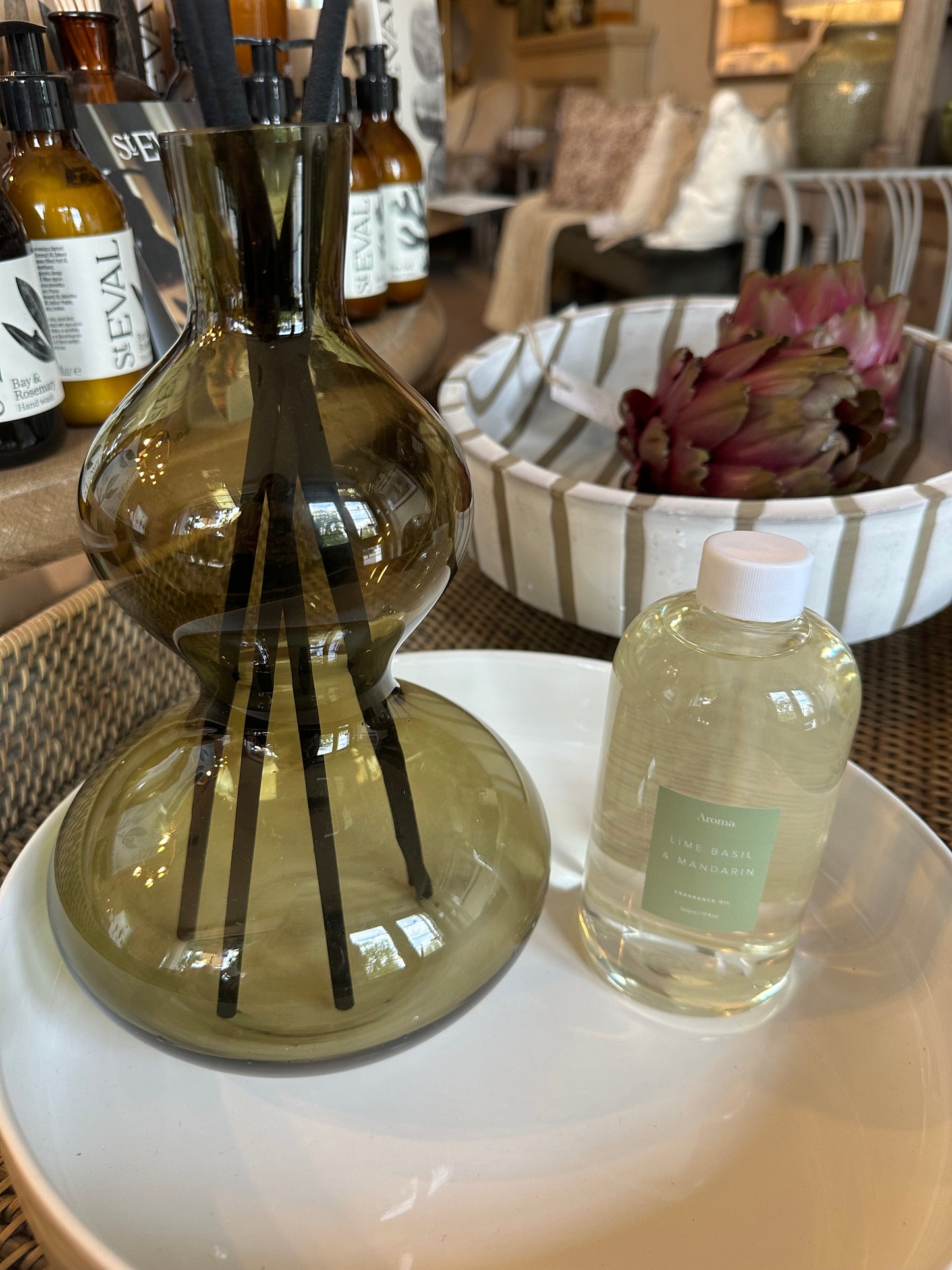 Glass Diffuser- lime basil and mandarin