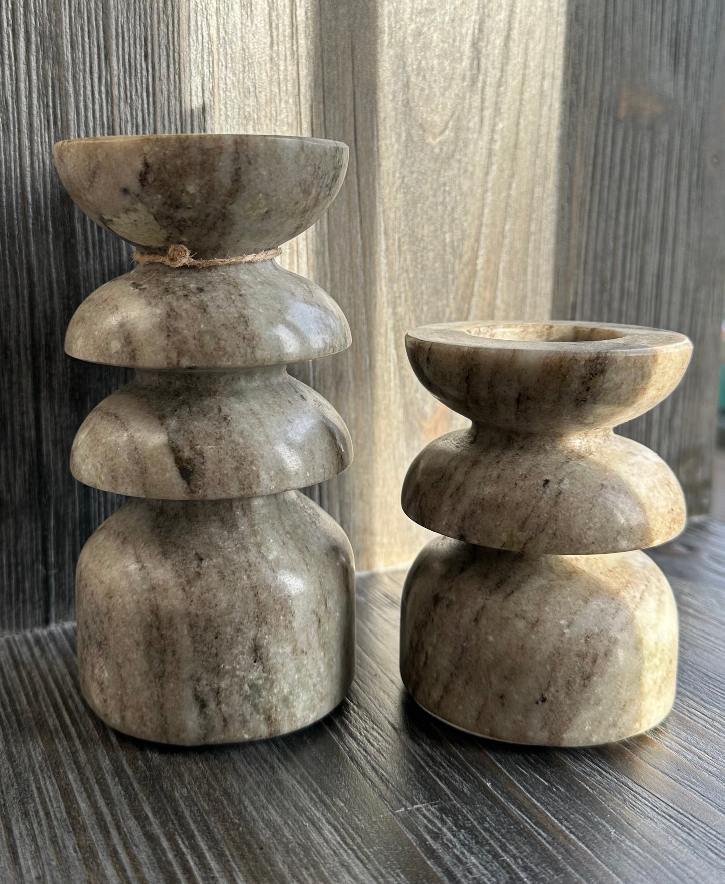 Marble Candlestick- Large