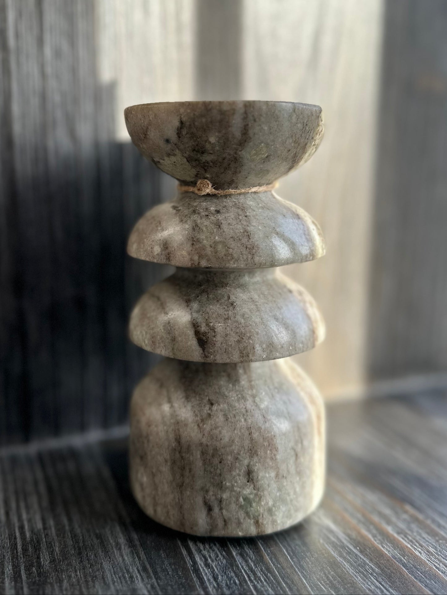 Marble Candlestick- Large