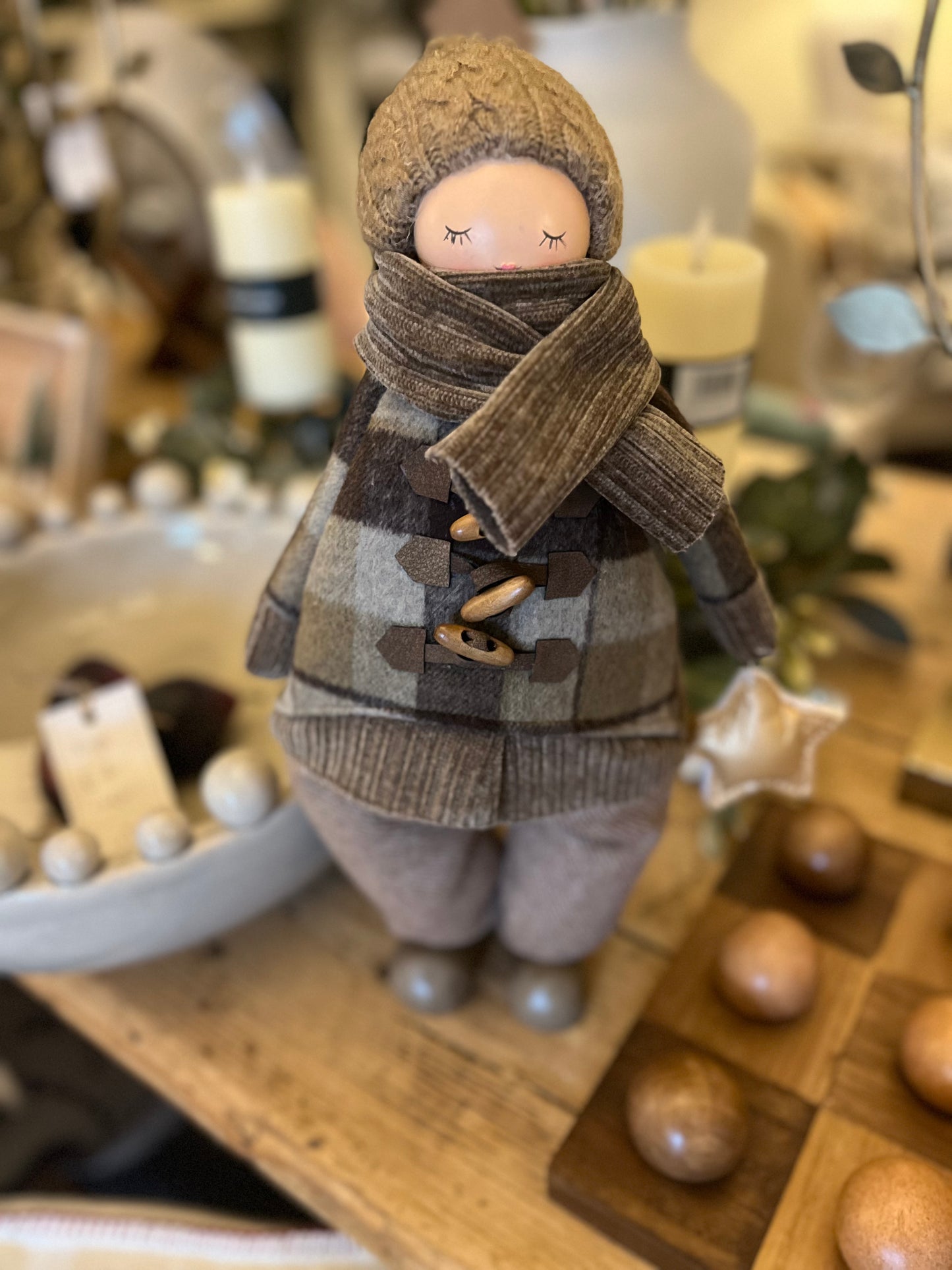 Wrapped up in Winter Clothes - boy and girl pair