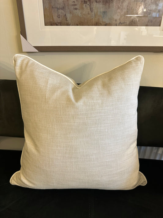 Linen oatmeal cushion