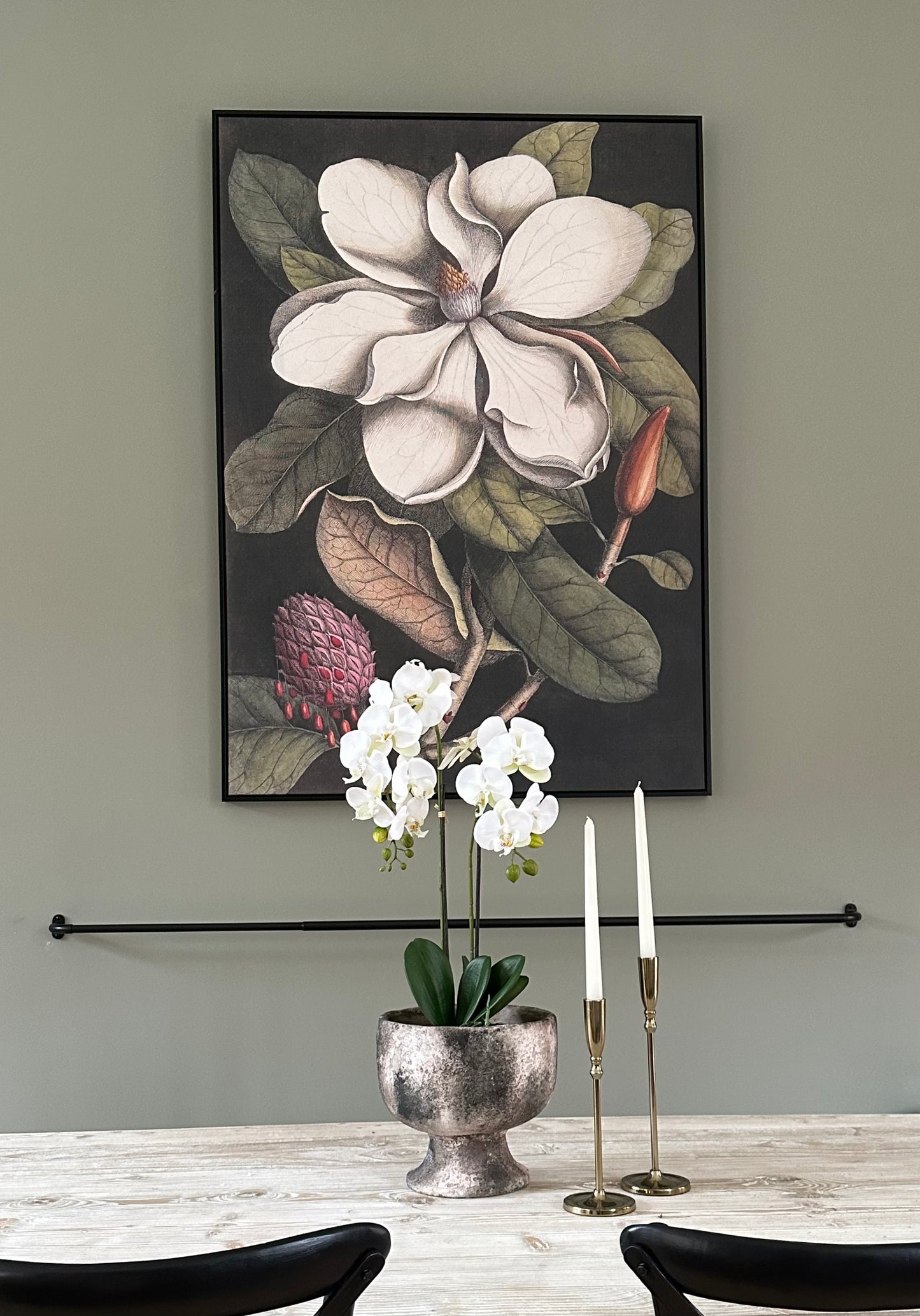 Magnolia Framed Canvas