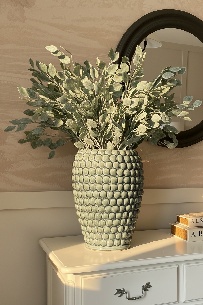 Blue Bobble Vase