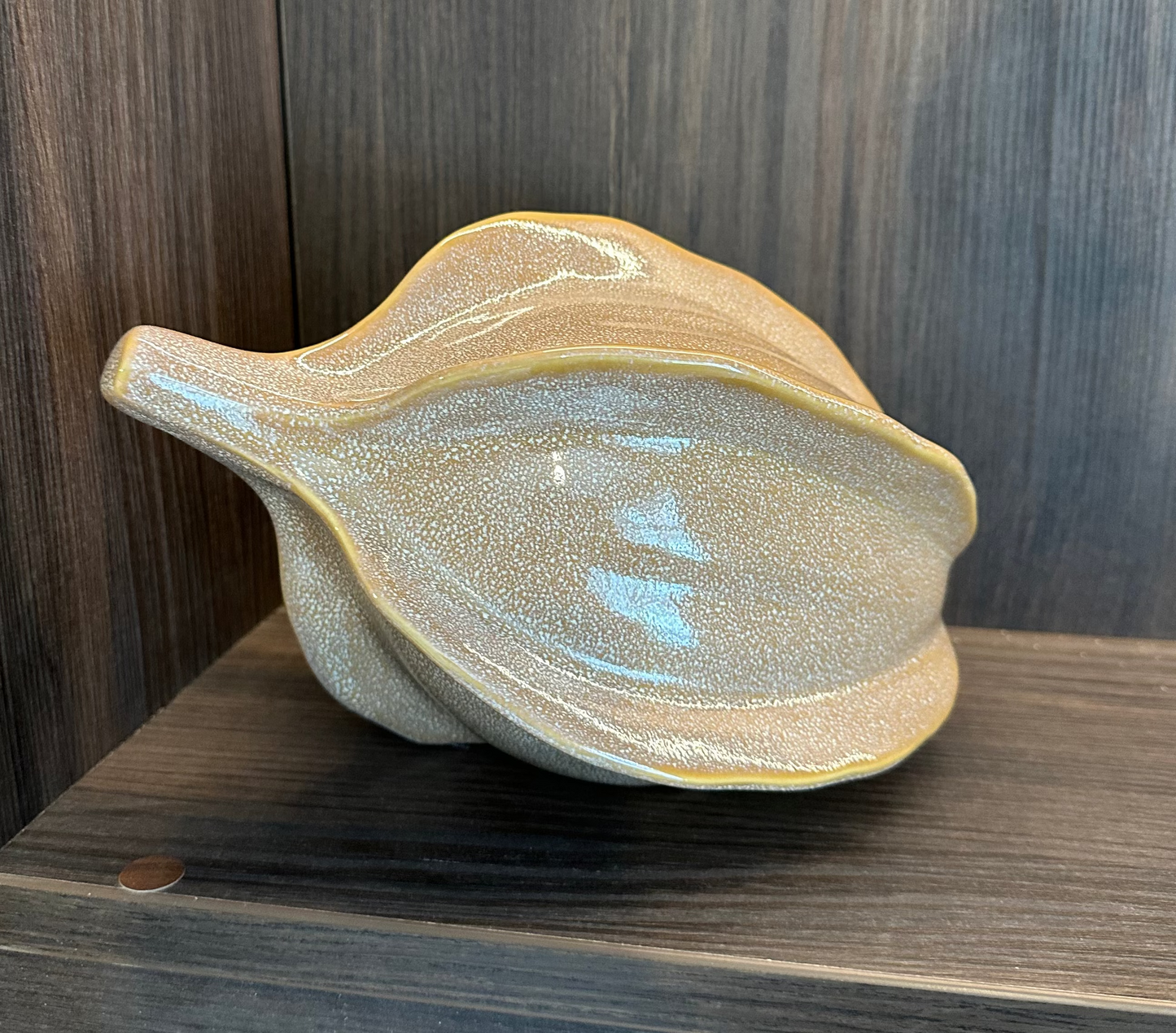 Stone Glazed Ceramic Coco Pod