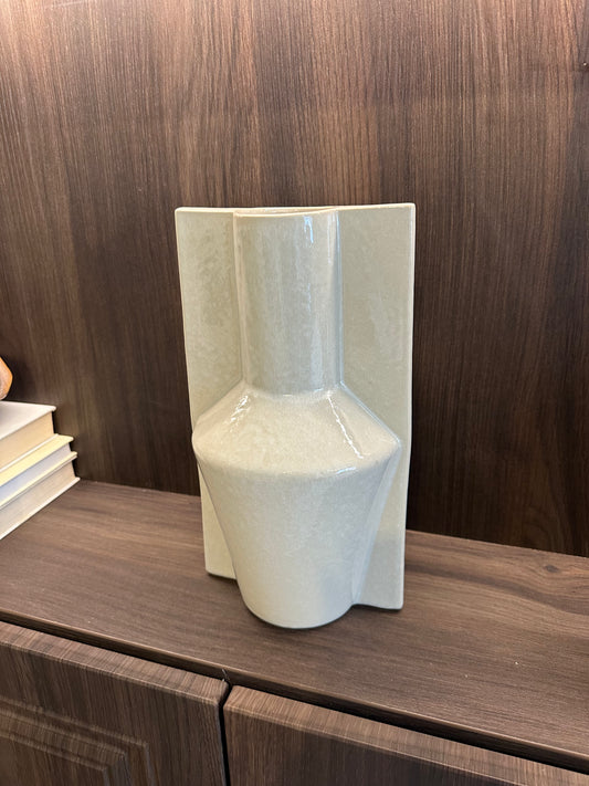 Off White Ceramic Vase