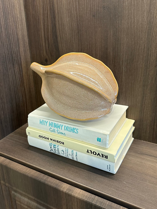 Stone Glazed Ceramic Coco Pod