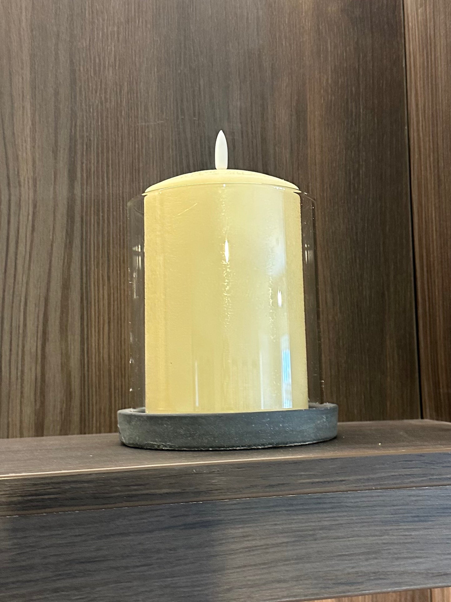 Amalfi Grey Hurricane Lantern