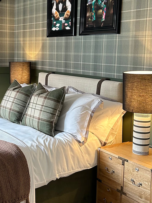 Chamfered Custom Headboard - 135 × 90 cm