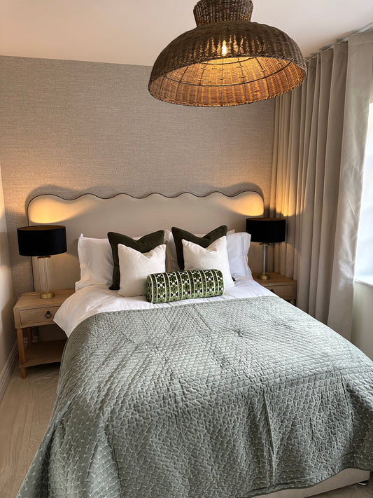Fluted Custom Headboard - 240 × 120 cm