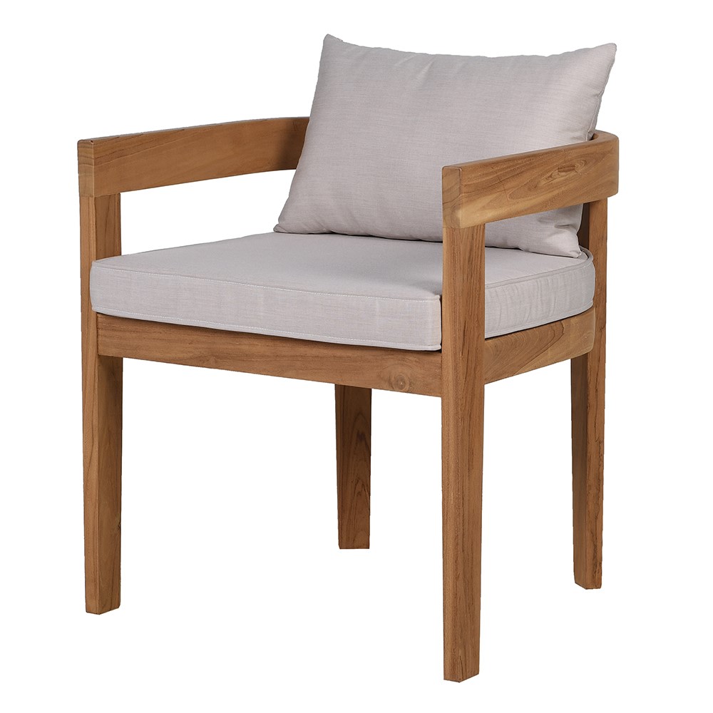 Outdoor wooden dining set