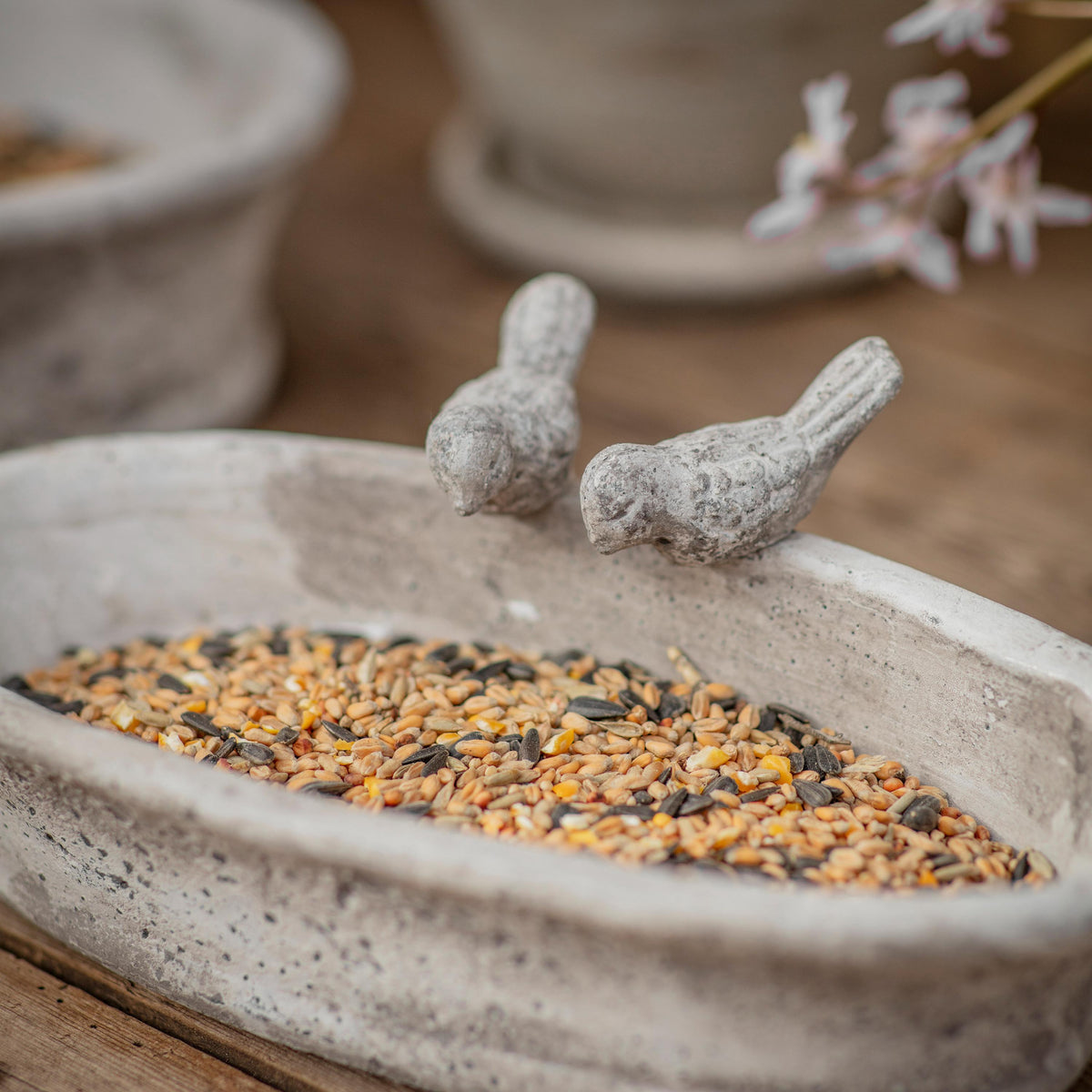 Birkdale Oval Bird Feeder - Small detail