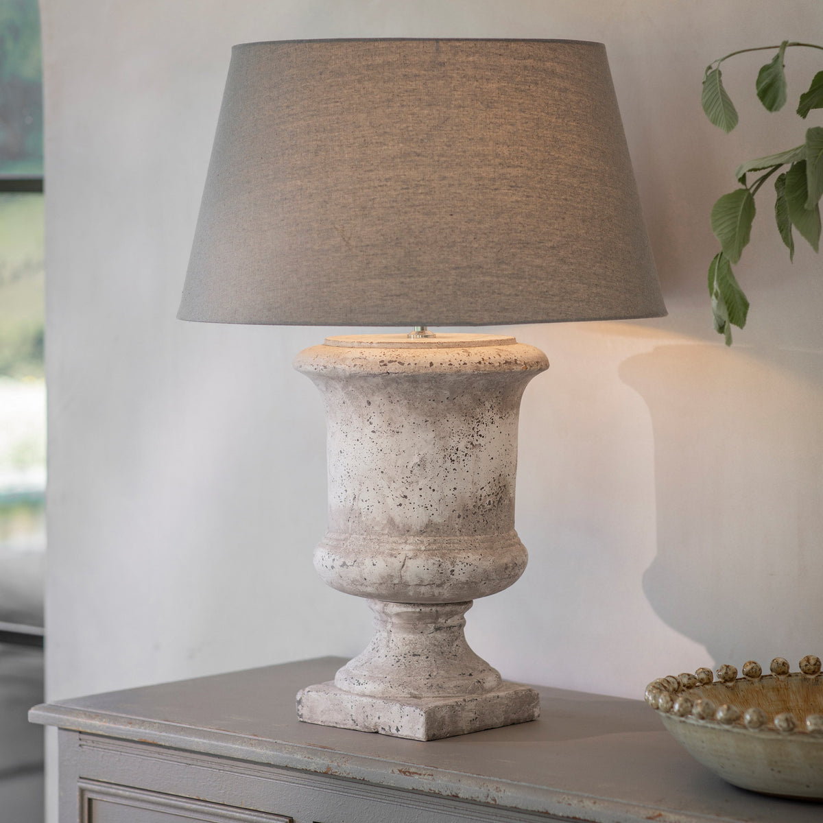 Birkdale Stone Urn Table Lamp