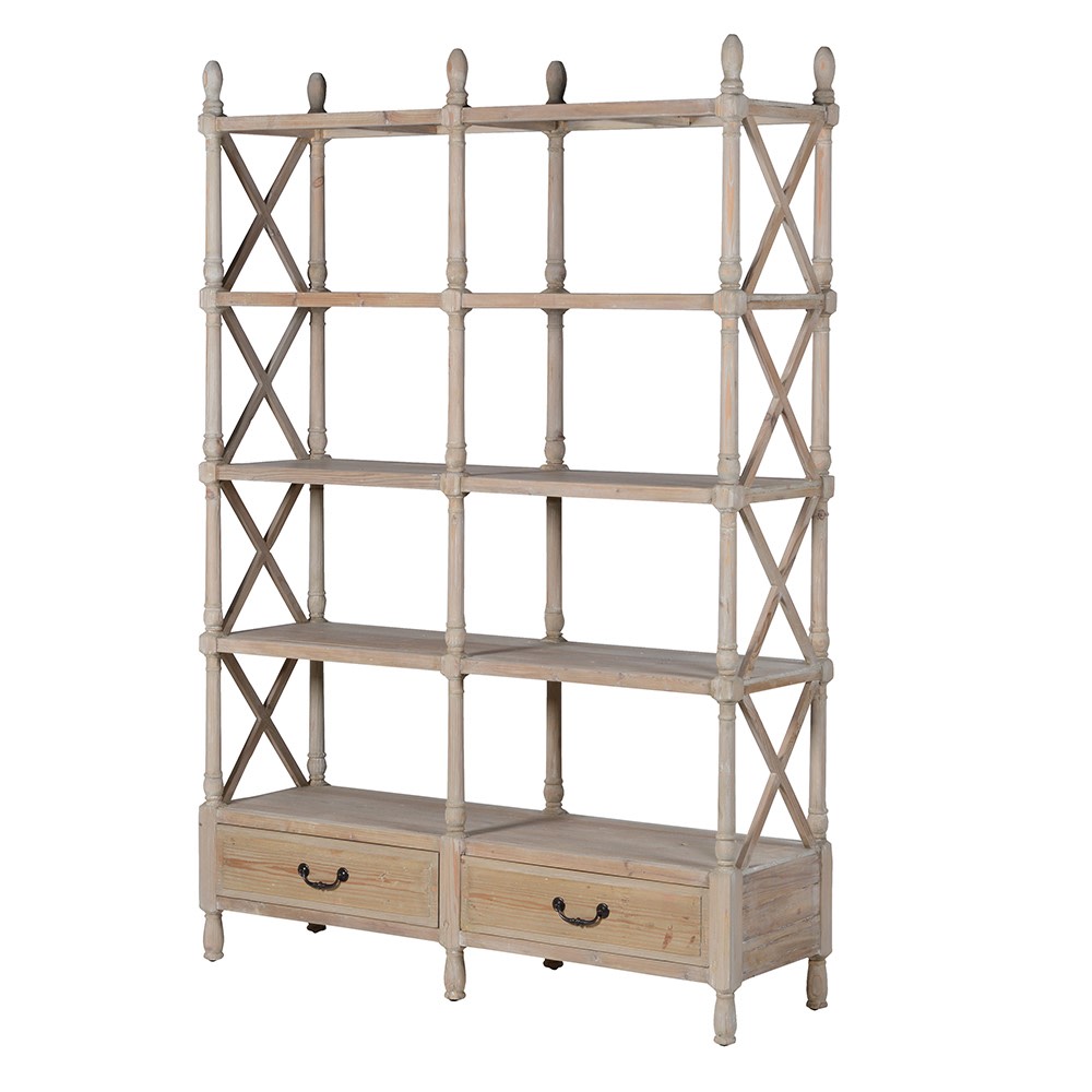 Chipping Double Shelf Unit