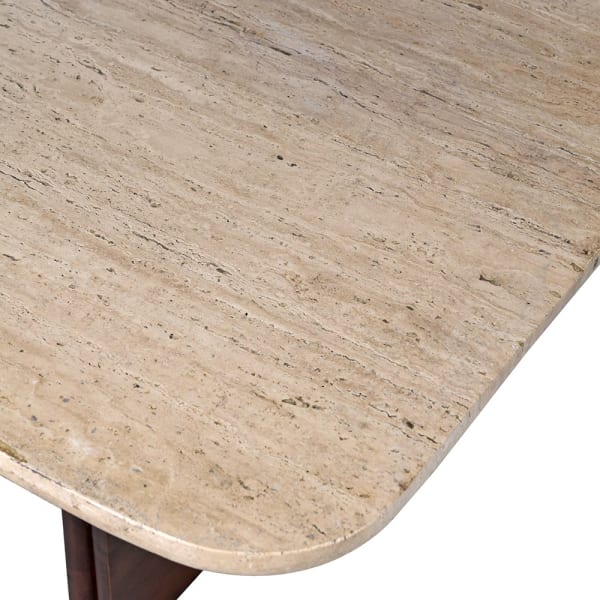 Clement Travertine Coffee Table - detail 2