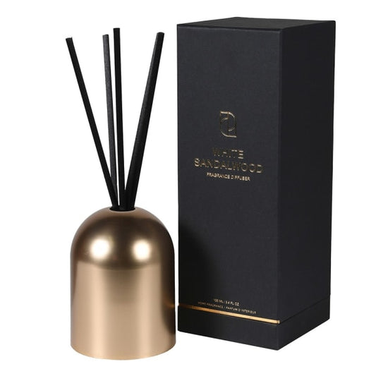 White Sandalwood Diffuser with decorative holder - 100ml