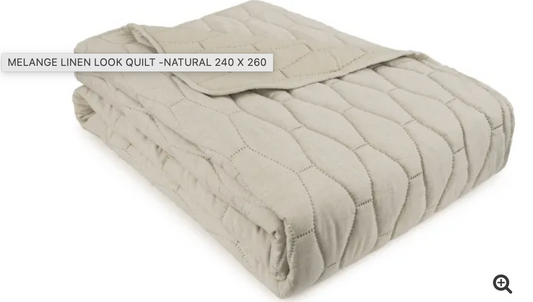 Winchcombe Natural King Quilt