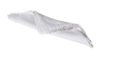 Set of 4 White Napkins