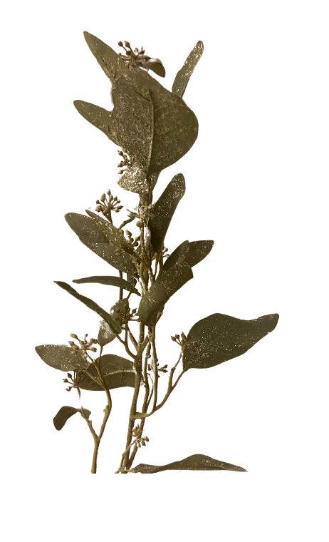 Glitter Eucalyptus Leaves