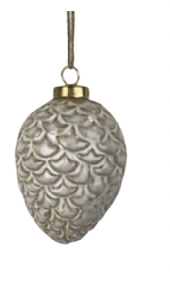 Ceramic Hanging Pinecone