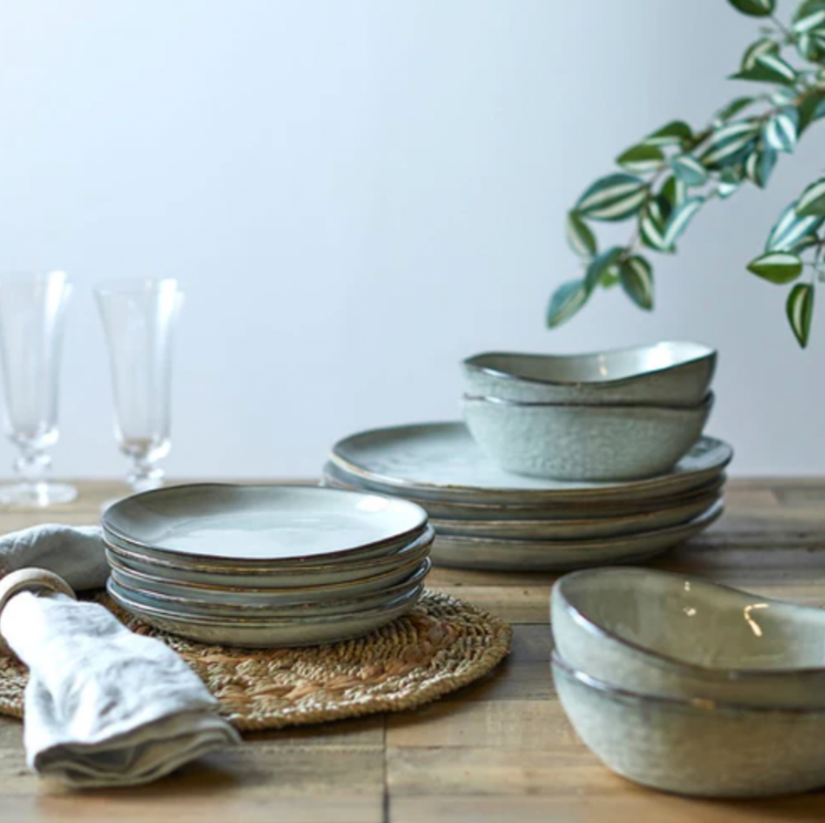 Set of 2 Flax Bowls