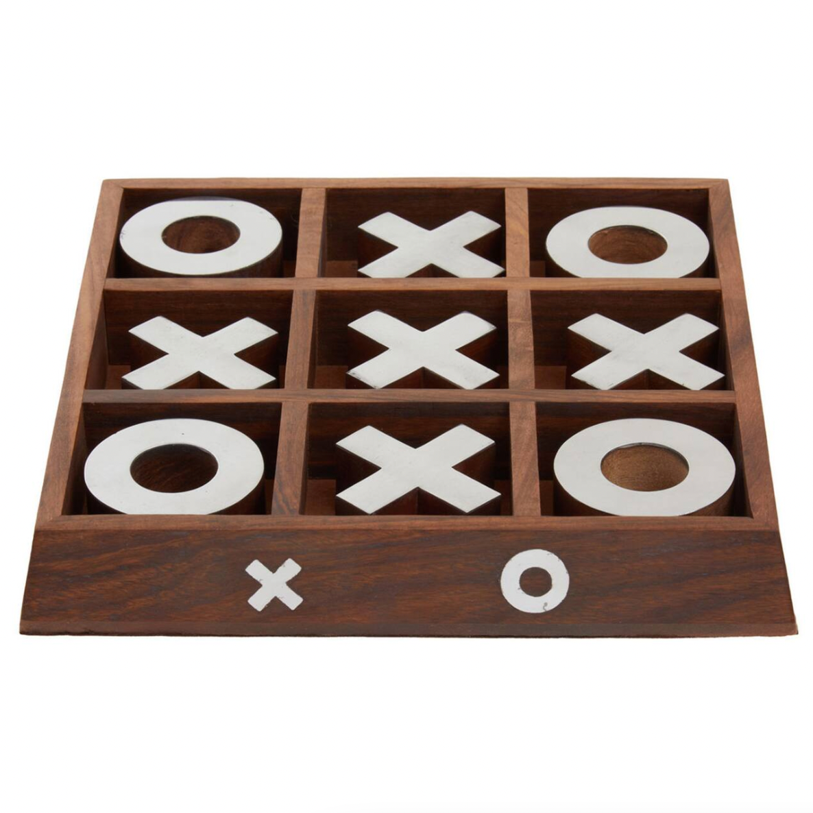 Churchill Games Brown Wood Noughts And Crosses