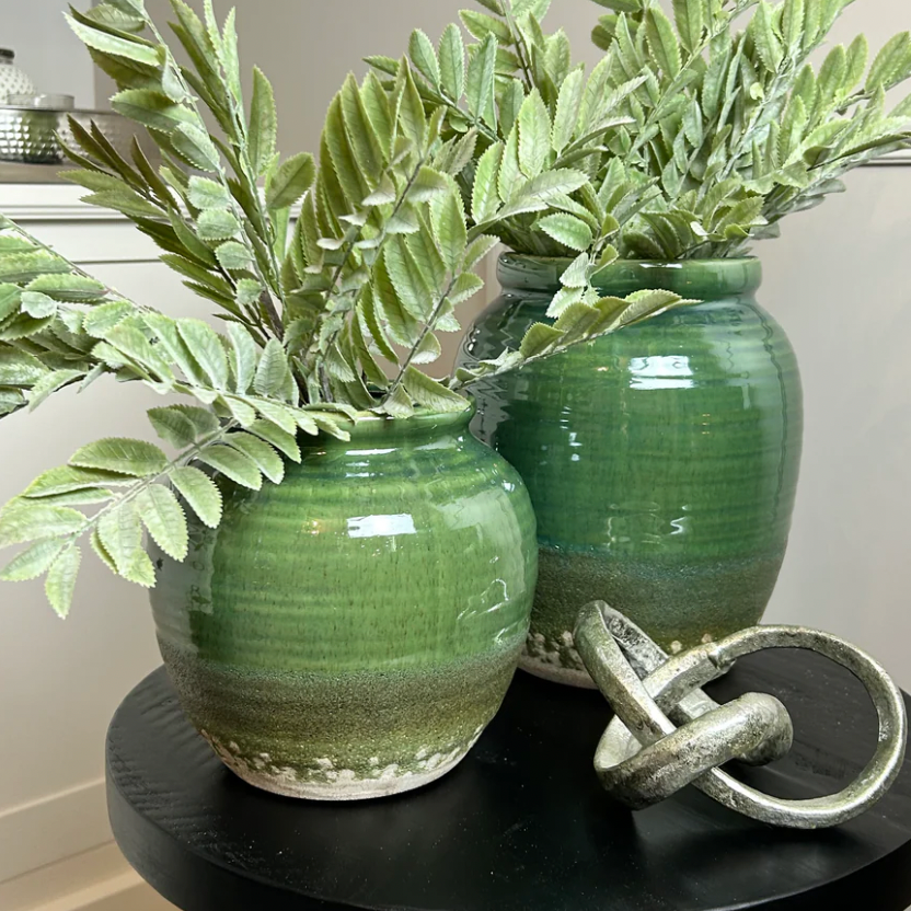Seville Collection Olive Squat Vase
