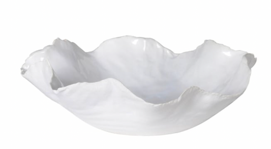 WHITE WAVE EDGE BOWL