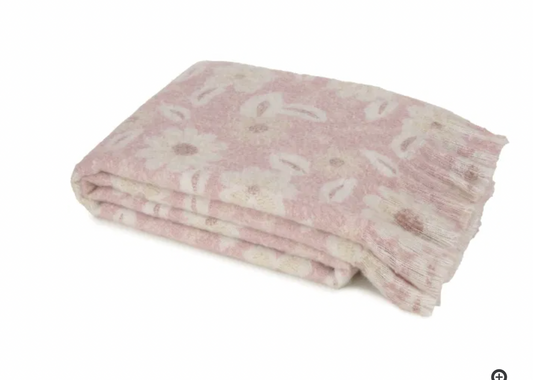 Arabella Pink Throw