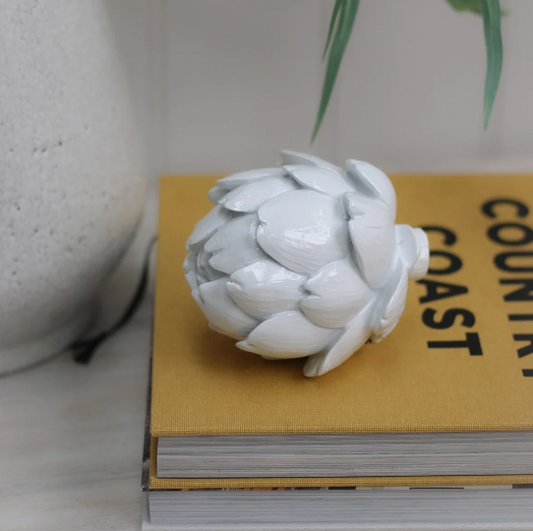 White Artichoke Decoration