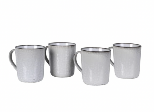 Set of 4 Flax Mugs