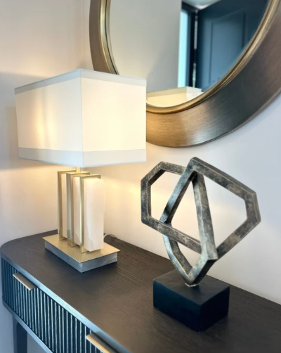 Matt Black Sculpture