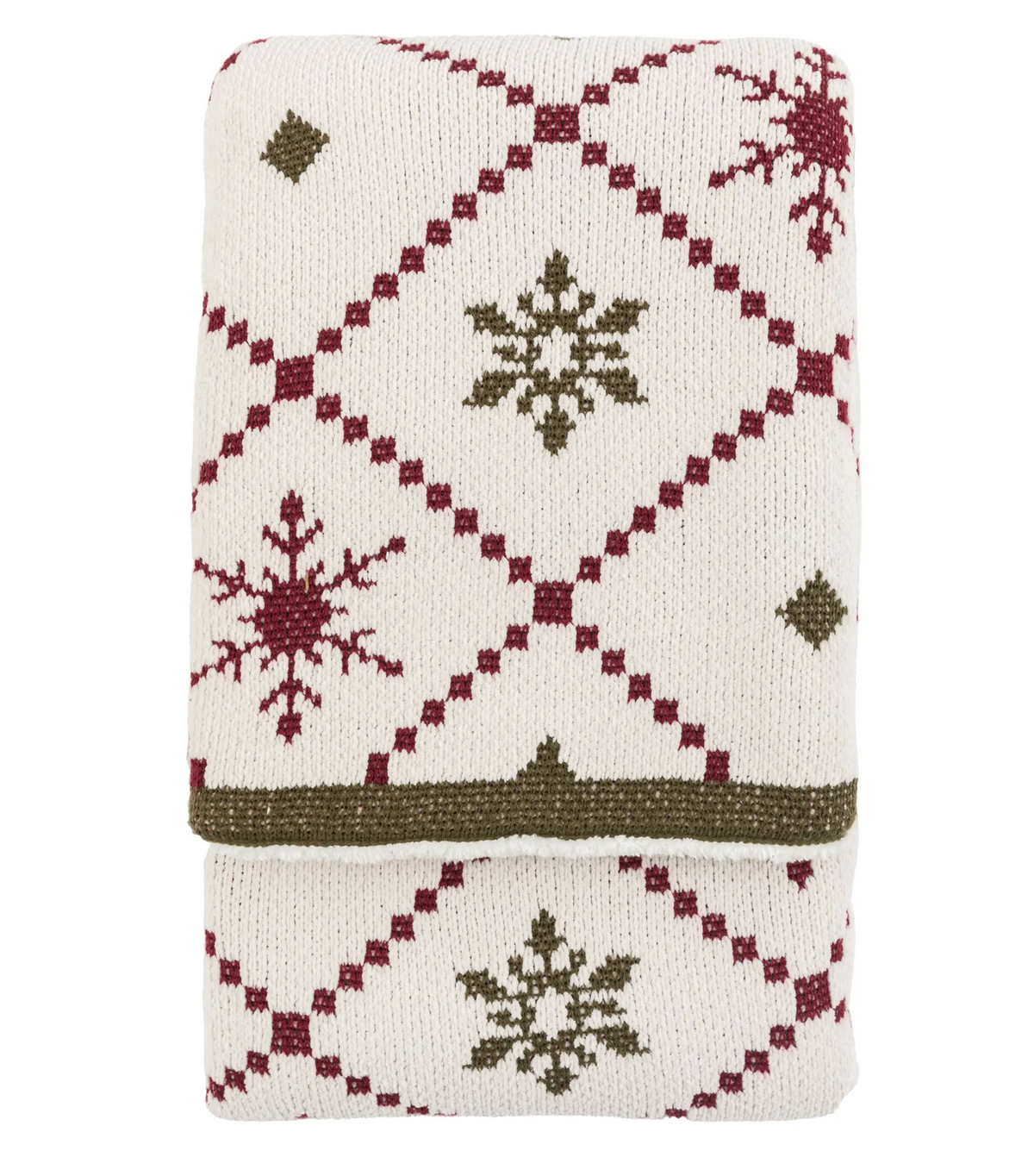 Heritage Fairisle Chenille Woven Throw