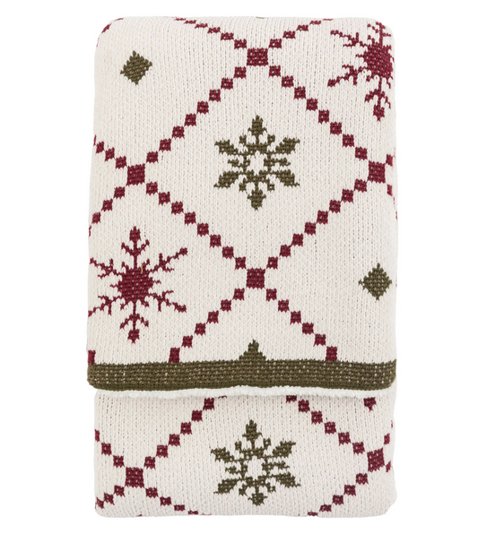 Heritage Fairisle Chenille Woven Throw