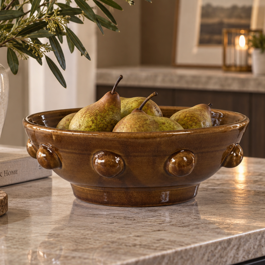 Terracotta Bubble Bowl