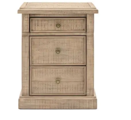 Vancouver 3 Drawer Bedside