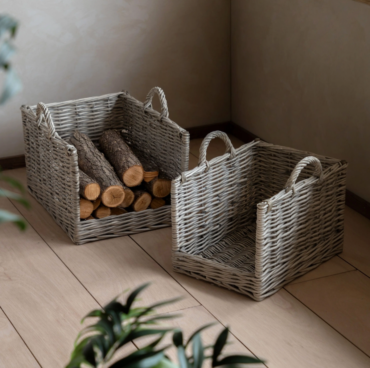 Corte Log Baskets Set of 2