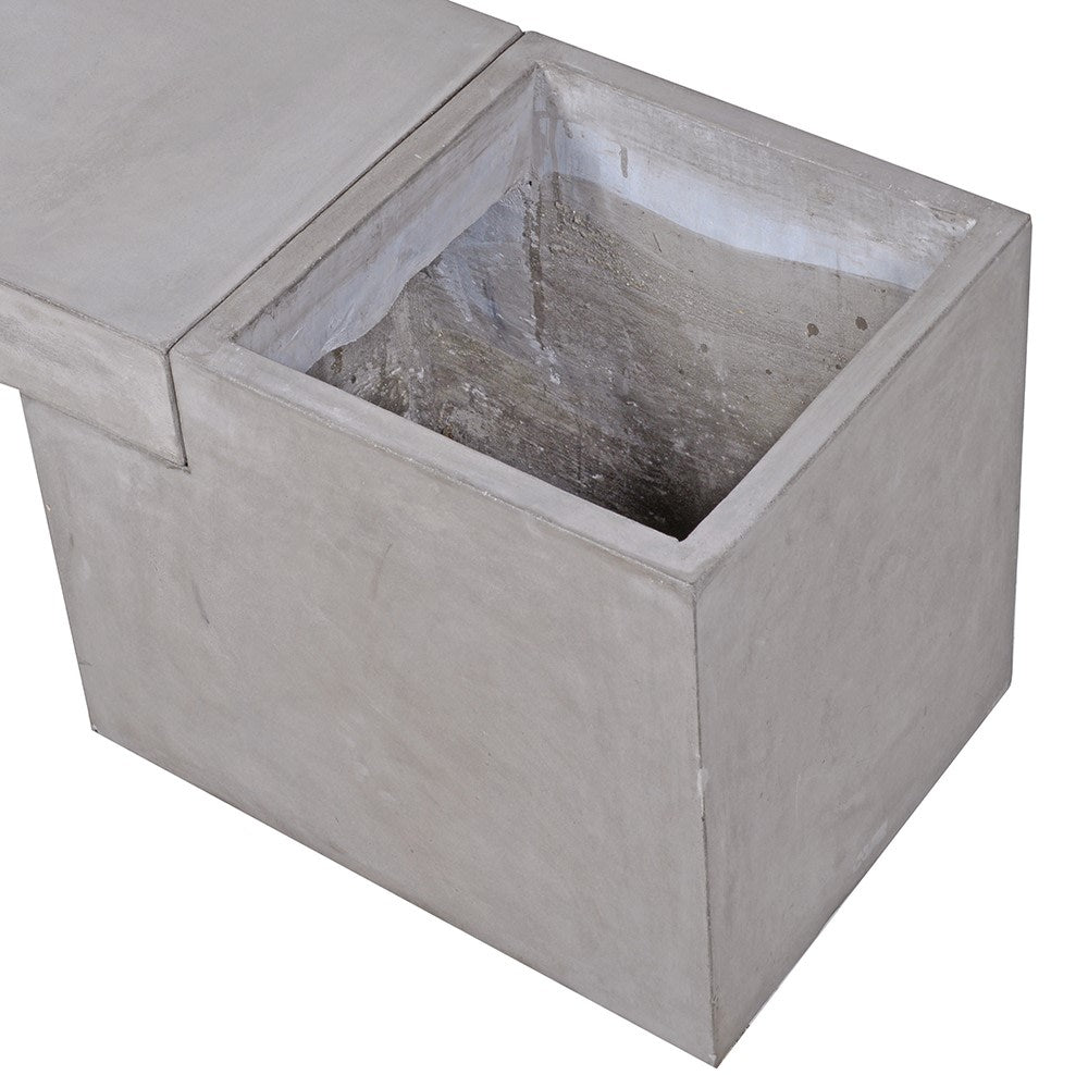 Concrete Bench Planter