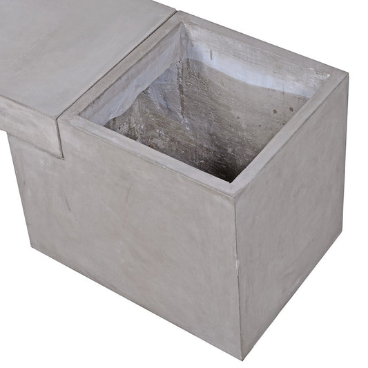 Concrete Bench Planter